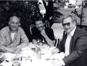 Songs an einem Sommerabend 1993, Mitte: Reinhard Mey, rechts: Ado Schlier